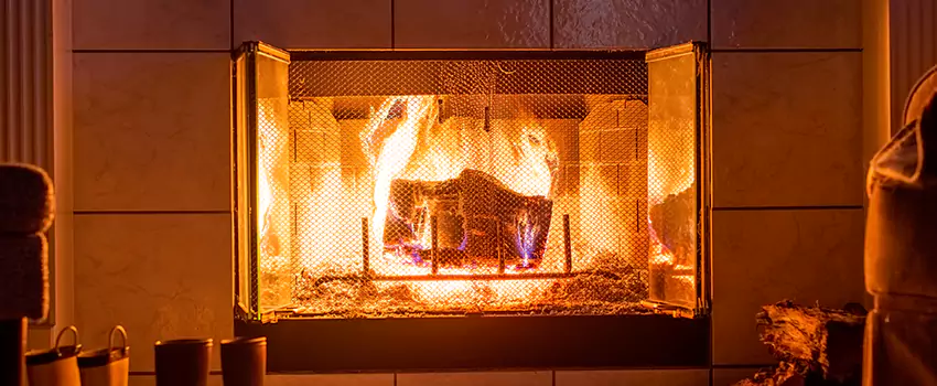 Mendota Hearth Landscape Fireplace Installation in Marion, Illinois