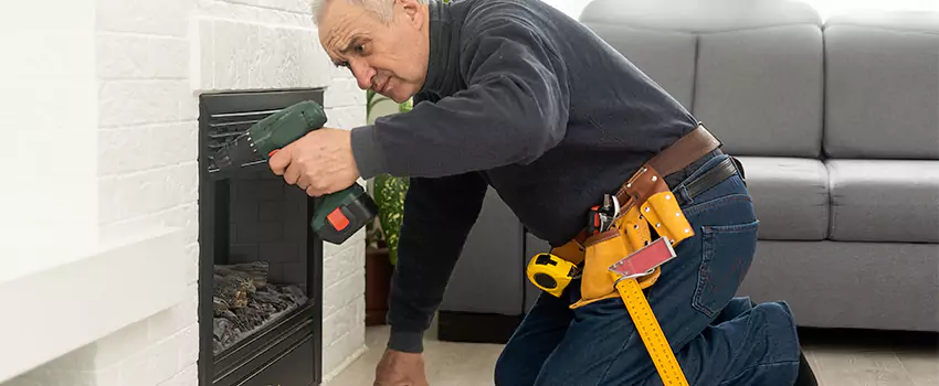 New Indoor Fireplace Installation in Marion, Illinois