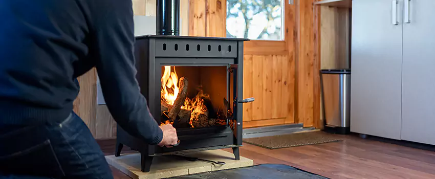 Open Hearth Wood Fireplace Installation in Marion, IL